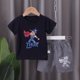 thumbnail image 1 of Spiderman Iron Man Baby Boys Ropa Traje de manga corta Camisetas Pantalones cortos Pantalones Superhéroe Capitán América Verano Ropa para niños Sets120 (4T) Gao Jinjia LED, 1 of 2
