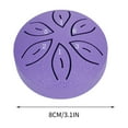 thumbnail image 3 of 3-inch Mini Rain Drum - 6-Tone Steel Tongue Drum Percussion Instrument for Kids & Adults, Portable Hand Drum with Storage Bag & Drum Stick, 3 of 5