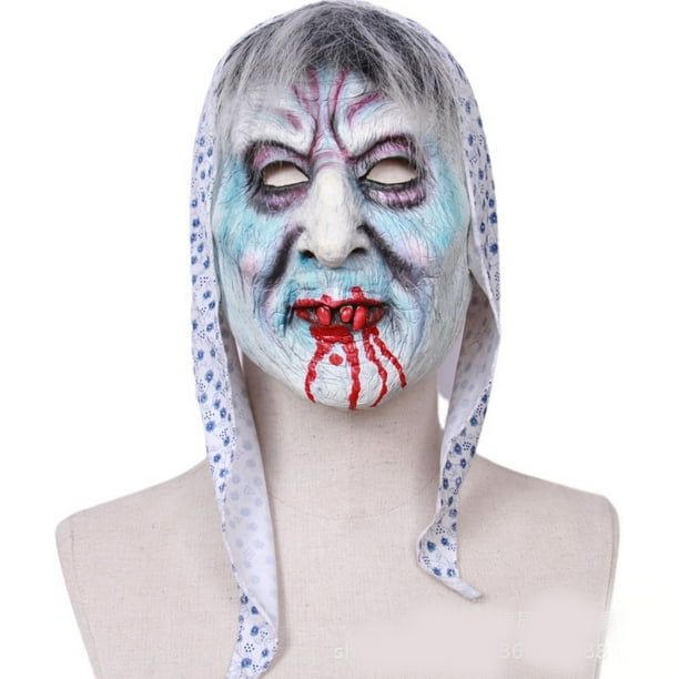 Máscara Bloody Ghost de látex integral para Halloween