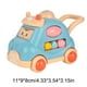 thumbnail image 2 of Coches De Bebé, Juguete De Dibujos Animados Coloridos Para Niños Pequeños, Juguete Push Go Con Patrón De Animales, Vehículos Resistentes Al Alfabeto Inglés, Juguetes Para Bebés Para Chico Eigraketly FN003406-01, 2 of 6