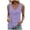 Purple2, variant on lmcalzta Going out Tank Tops for Women Button Loose Fitting Breathable Sleeveless Shirts Summer Clothes