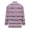thumbnail image 5 of Deals of The Day Clearance Miqool Mens Striped Pajama Sets Two Piece Long Sleeve Button Down Pj Sets Soft Sleepwear 2 Piece Lounge Set Nightwear with Pockets, 5 of 6