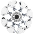 thumbnail image 3 of Ustris 12 Pack Drawer Knobs Diamond Shaped Crystal Glass 30mm Cabinet Knobs Pull Handles (Silver), 3 of 9