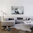 thumbnail image 2 of ARTCANVAS Maid in London Canvas Art Print by Banksy - Size: 40" x 26" (1.50" Deep), 2 of 9