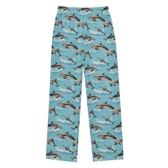 joogoo Dolphins Pajama Pants Pj Bottoms Sleepwear Lounge L