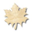 thumbnail image 2 of Unfinished Wood Etched Maple Leaf Shape 20" / 1/8", 2 of 2