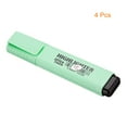 thumbnail image 3 of Unique Bargains Highlighter Pen, Broad Point, Green, 4 Pack, 3 of 6