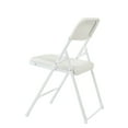 thumbnail image 6 of (Pack of 4) NPS 800 Series Premium Lightweight Plastic Folding Chair, Bright White, 6 of 8