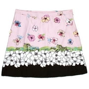 Women's Plus Floral Border Skirt