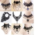thumbnail image 4 of Jewelry Vintage Gothic Black Lace Necklace For Women Jewelry Choker Necklace for Women Necklace Jewelry for Everyday Wear Simple Trendy Choker Minimalist Faith Christian Cross Gifts, 4 of 4