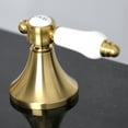 thumbnail image 2 of Kingston Brass KC7067BPL Bel-Air 8 in. Widespread Bathroom Faucet, Brushed Brass, 2 of 3