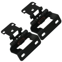 2 Pcs Self-closing Semi Wrap Hinge Hinges for Home Cabinet Doors