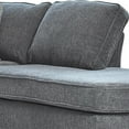 thumbnail image 4 of Benjara Two Piece Sectional Sofa, Reversible Chaise, Gray Chenille Upholstery-Color:Gray,Material:Chenille, 4 of 5