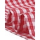 thumbnail image 5 of Vestidos de cuadros para mujer de tallas grandes Agnes Orinda, estilo vintage de los años 50, con capas, cuello redondo, manga corta, casual de verano, midi, en cuadros rojos, talla 3X, 5 of 6