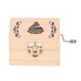thumbnail image 3 of Caja de música con manivela de manoCaja de música con manivela manual, caja de música duradera con luz de velocidad de ritmo ajustable para decoración capaz para regalo de cumpleaos, 3 of 8