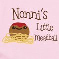 thumbnail image 2 of CafePress - Nonni's Little Meatball Body Suit - Baby Light Bodysuit, Size Newborn - 24 Months, 2 of 4