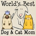 thumbnail image 3 of CafePress - World's Best Dog & Cat Mom Tote Bag - Unisex Canvas Tote Bag, Beige, 1-Piece, 3 of 7