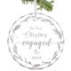 thumbnail image 1 of Primer adorno de Navidad comprometido 2025, regalo de compromiso para pareja, regalo de Navidad para pareja recién comprometida, regalo de compromiso feliz para ella, primera idea comprometida, decora, 1 of 5