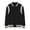 Black, variant on Men's Casual Baseball Jacket Hop Streetwear Slim Fit Sports Outerwear Lightweight Autumn Fashion Top