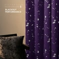 thumbnail image 5 of Deconovo Halloween Blackout Purple Curtains for Bedroom, Energy Saving Thermal Curtains for Living Room (52W x 95L inch, Royal Purple, 2 Panels), 5 of 7