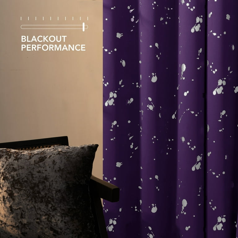 dark-purple-patterned-curtains