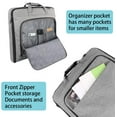 thumbnail image 6 of Matein Large Carry on Garment Bags for Travel, Water Resistant Hanging Suit Bag for Men Women, Gray, 6 of 6