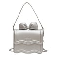 thumbnail image 1 of Bolso bandolera para mujer, bandolera con correa desmontable, elegante bolso de cadena, bolso de mano para mujer Mini Argenta, 1 of 9