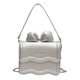 thumbnail image 1 of Bolso bandolera para mujer, elegante, informal, con correa desmontable y lazo. Mini Argenta, 1 of 9
