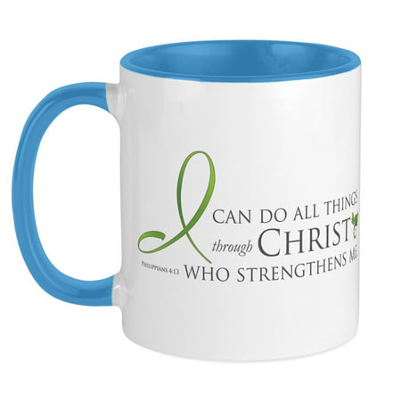 

CafePress - I Can Do All Things Through Christ Mug - Ceramic Coffee Tea Novelty Mug Cup 11 oz