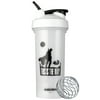 BlenderBottle Pro Series 28 oz Tritan White Mandalorian (This Is The Way) Shaker Cup with Wide Mouth and Flip-Top Lid
