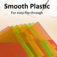 thumbnail image 5 of Plastic 8-Tab Dividers With Two Pockets,Plastic Pocket Dividers for 3-Ring Binders,8 Tabs Binder Dividers With Tabs,Transparent Binder Dividers With Pockets for Office and Home Organization,Z_Purple, 5 of 9