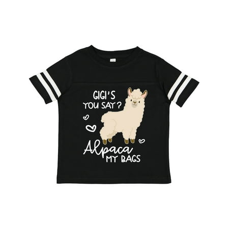 

Inktastic Gigi s You Say Alpaca My Bags Gift Toddler Boy or Toddler Girl T-Shirt