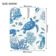 thumbnail image 2 of U-Shaped Toilet Mat Plush Bathroom Rug Mat Non Slip Bathroom Mats Sea Turtles and Coral Reefs, 2 of 5