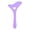 Purple, variant on Suodoka Eyeliner Stencil Professional Silicone Mascara Lipstick Drawing Aid Makeup Applicator Tool for Makeup Artist, Reusable Easy Clean Eye Makeup Template, Purple, 5.9 inches / 15 cm, 1 Count