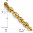 thumbnail image 5 of 14K Yellow Gold 3mm Regular Rope Chain (30 X 3) Made In Peru 023s-30, 5 of 5