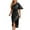 Black, variant on OAVQHLG3B Fashion Women's Elegant One Shoulder Irregular Spring Dress Solid Color Skirt Dress
