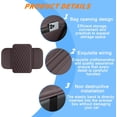 thumbnail image 4 of Yazoeia Car Center Console Cover, Leather Vehicle Car Armrest Protector Cushion with 2 Side Storage Pockets, Comfortable Auto Interior Decorative Accessories, Universal for SUV, Truck, CJC912-116094, 4 of 6