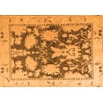 thumbnail image 1 of Ahgly Company Indoor Rectangle Abstract Orange Modern Area Rugs, 2' x 4', 1 of 4