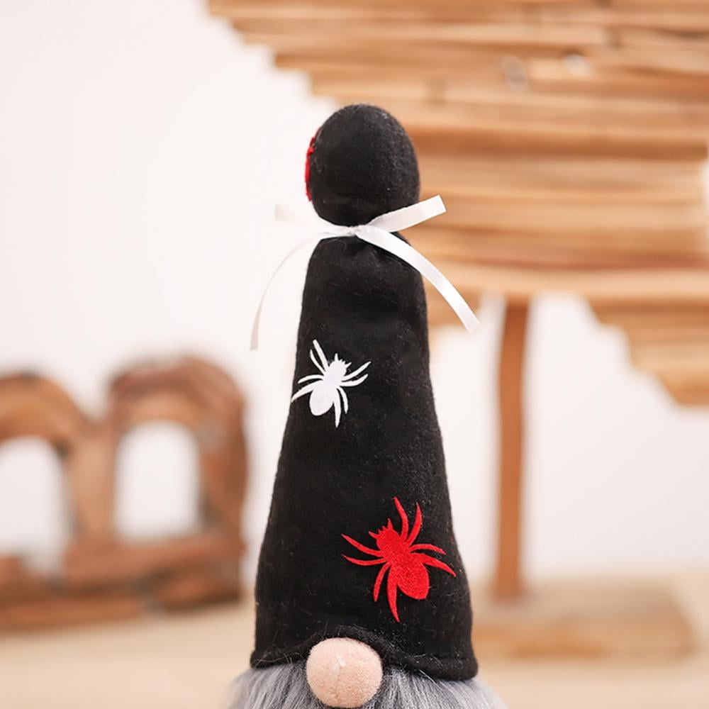 Halloween Faceless Dwarf Doll with Tall Hat Home Lighting Decorations Toys For Kids Gift Home Desktop Decor Ornaments