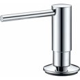 thumbnail image 1 of Mizzo Govaro Soap Dispenser with 360 Swivel Spout - Top Refillable Liquid Soap Dispenser for Kitchen Sink - Chrome Plated Stainless Steel Liquid Soap, 1 of 5