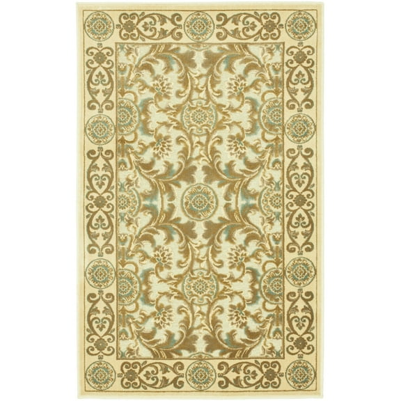 SAFAVIEH Paradise Stanice Traditional Area Rug, Ivory, 8' x 11'2"