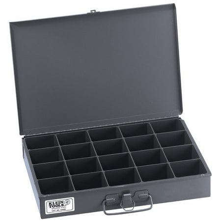 Klein Tools 54439 20-Compartment Storage Box, Mid-Size