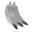 thumbnail image 3 of Titan Attachments Set of 3 Black Replacement Tooth Kit for Backhoe Bucket, Fits a Fronthoe and LW Series Backhoe, 3 of 4