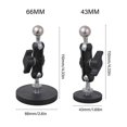 thumbnail image 3 of Universal 1/4Inch Magnetic Adapter Plate Base 17mm Ball Joint Mount Base For Camera Tripod Phone Stand Fitness Gear Multicolor, 3 of 4