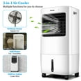 thumbnail image 3 of Costway Ventilateur Refroidisseur d'Air Portable par Évaporation et Humidificateur avec Télécommande Minuterie 7,5, 3 of 10