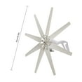 thumbnail image 2 of 600W 8 Nylon Blades Low Noise Wind Turbine Generator Kit with Charge Controller, 2 of 13