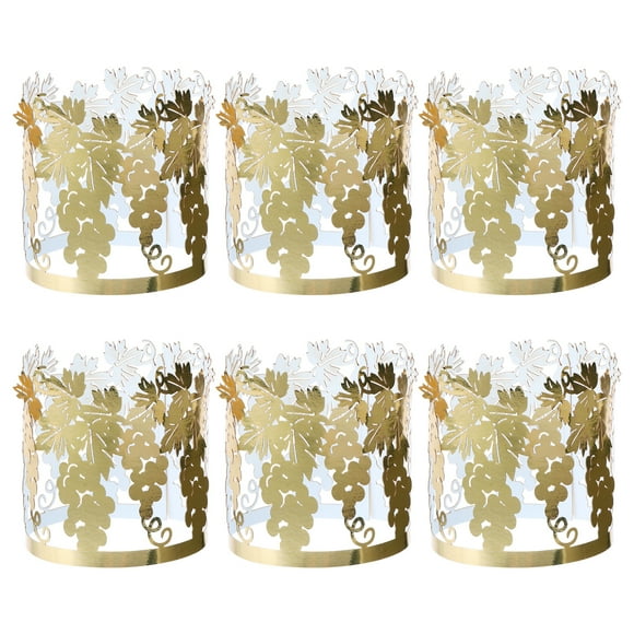 50pcs Hollow Paper Candle Holder Wraps Paper Lamp Enclosures Candle Wraps