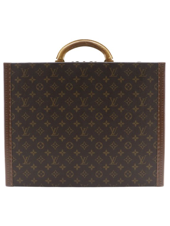 Pre-Owned Louis Vuitton President Trunk M53012 Monogram Canvas 2002 Brown AS0052 A4 size, snap...