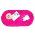thumbnail image 3 of Fashion Oval Furry Plush Rug Bed Side Mat Foot Pad Soft Absorbent Carpet Living Room Bedroom, 3 of 6