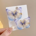 thumbnail image 1 of Horquilla de mariposa voladora 2024, nuevas pinzas para el pelo coloridas y brillantes para niñas pequeñas, lazos para el pelo de mariposa con bolas de peluche para niñas, accesorios para el pelo de m, 1 of 7